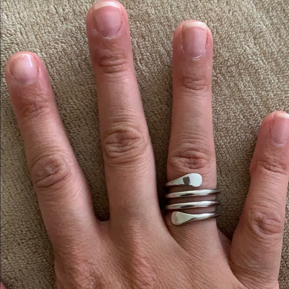 {Lia Sophia} Silver Twist Ring